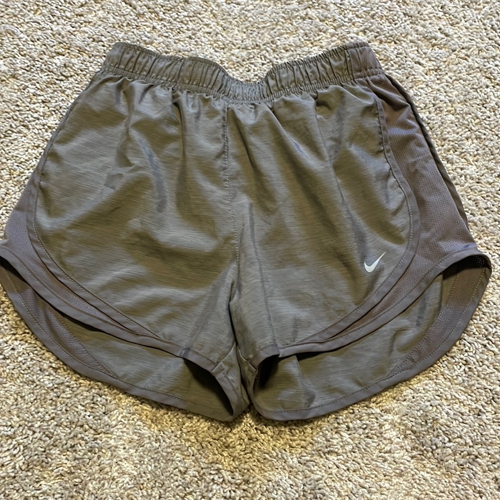 Nike running shorts.